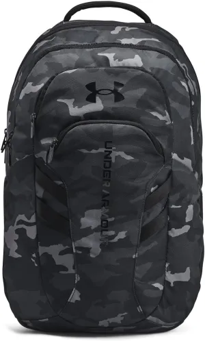 Under Armour Hustle 6.0 Pro Backpack, Black/Black/Castlerock, One Size Fits Most