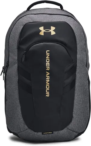 Under Armour Unisex, Hustle 6.0 Pro Backpack (003) Black Full Heather/Black/Black One Size Fits Most