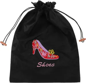 VANZACK Ballet Shoe Carrier Bag Wear-Resistant Drawstring Dance Shoe Organizer for Storage and Travel for Dance Practice and Fitness Activities