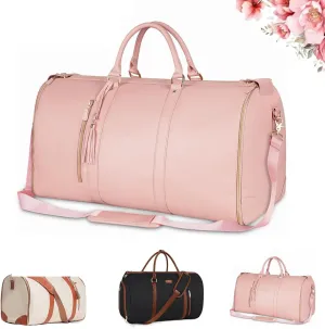 Viralhuntz Travel Bag, Multifunctional Large Capacity Storage Bags (45L Capacity), Suitable for Travel, Unisex Foldie (Pink)