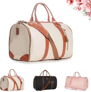 Viralhuntz Travel Bag, Multifunctional Large Capacity Storage Bags (45L Capacity), Suitable for Travel, Unisex Foldie (White)