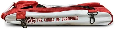 Vise Shoe Bag Add On 3 Ball Roller Bowling Bags - White/Red