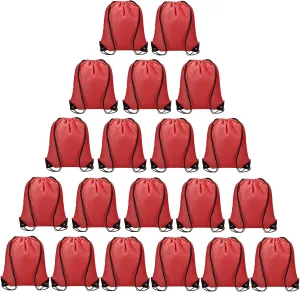 Vorspack Drawstring Backpack 100 Pieces for Party Gym Sport Trip