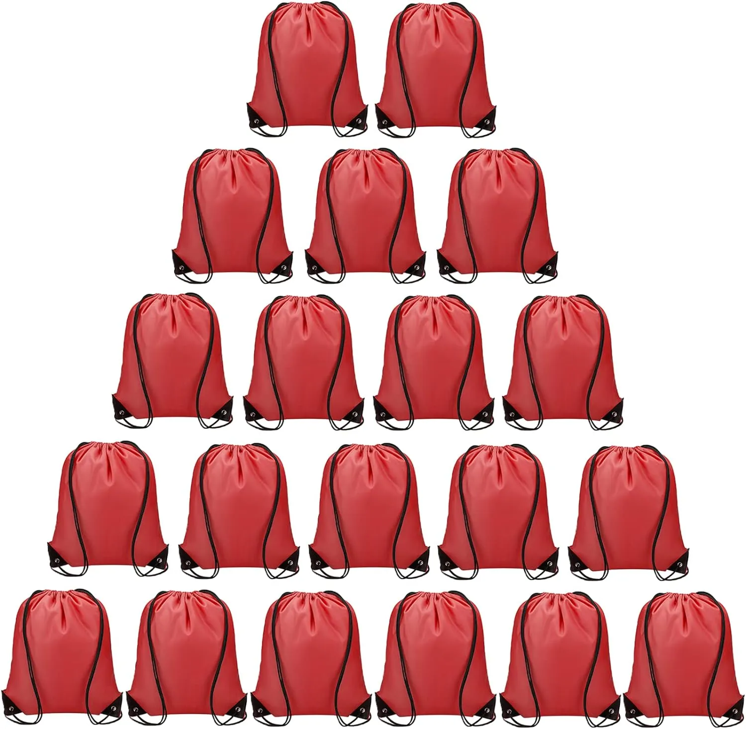 Vorspack Drawstring Backpack 100 Pieces for Party Gym Sport Trip