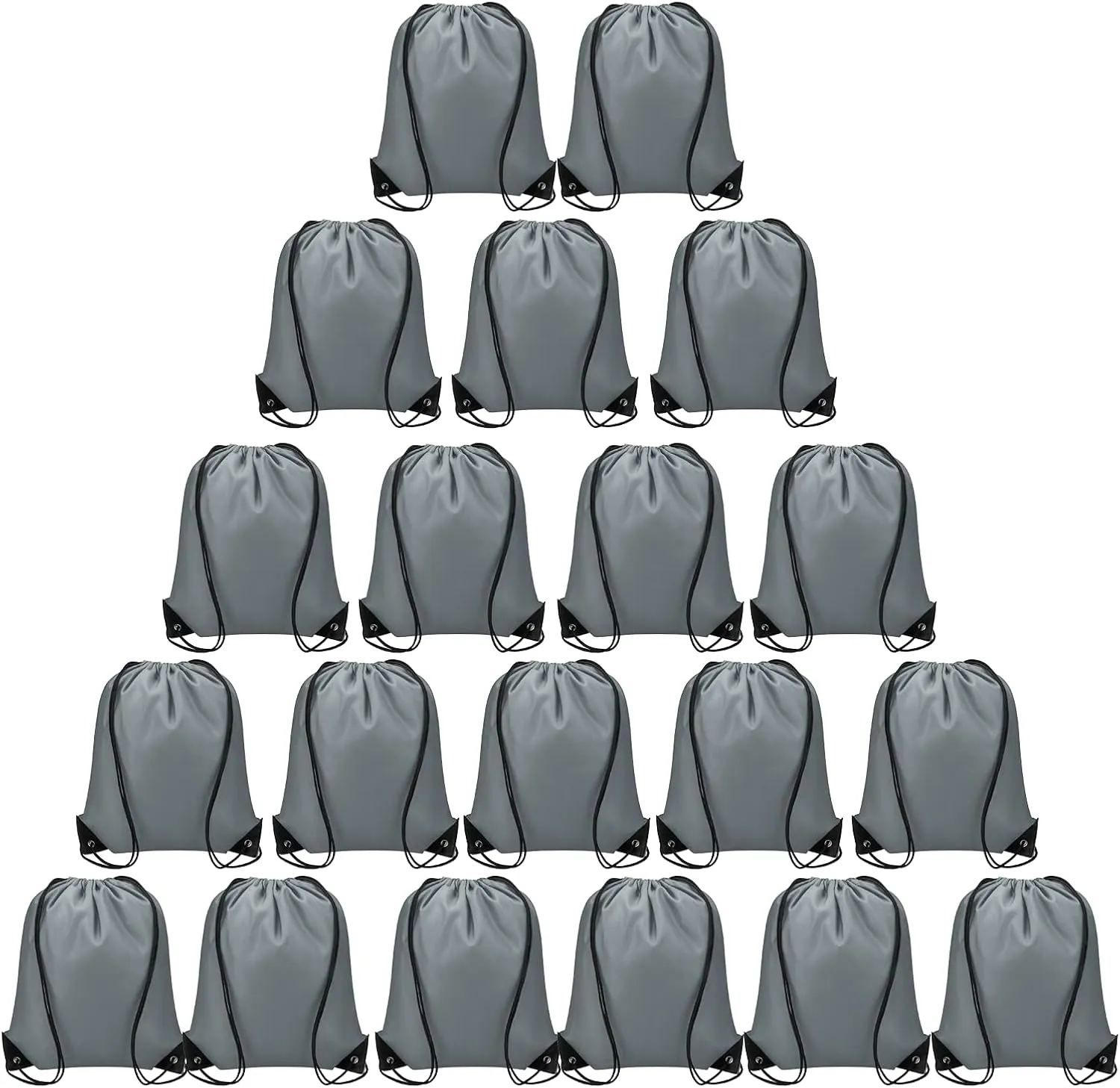 Vorspack Drawstring Backpack 20 Pieces for Party Gym Sport Trip