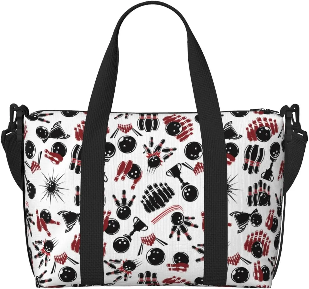 VOSERY Laptop Tote Bag for Women Work - bowling Gym Bag for Women Men, Personal Item Crossbody Travel Bags for Women Men Carry On, Overnight Weekender Bags for Women Travel