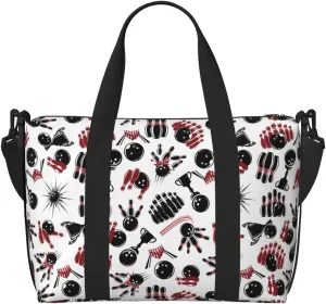 VOSERY Laptop Tote Bag for Women Work - bowling Gym Bag for Women Men, Personal Item Crossbody Travel Bags for Women Men Carry On, Overnight Weekender Bags for Women Travel