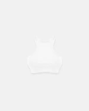W Basics Halter Top White