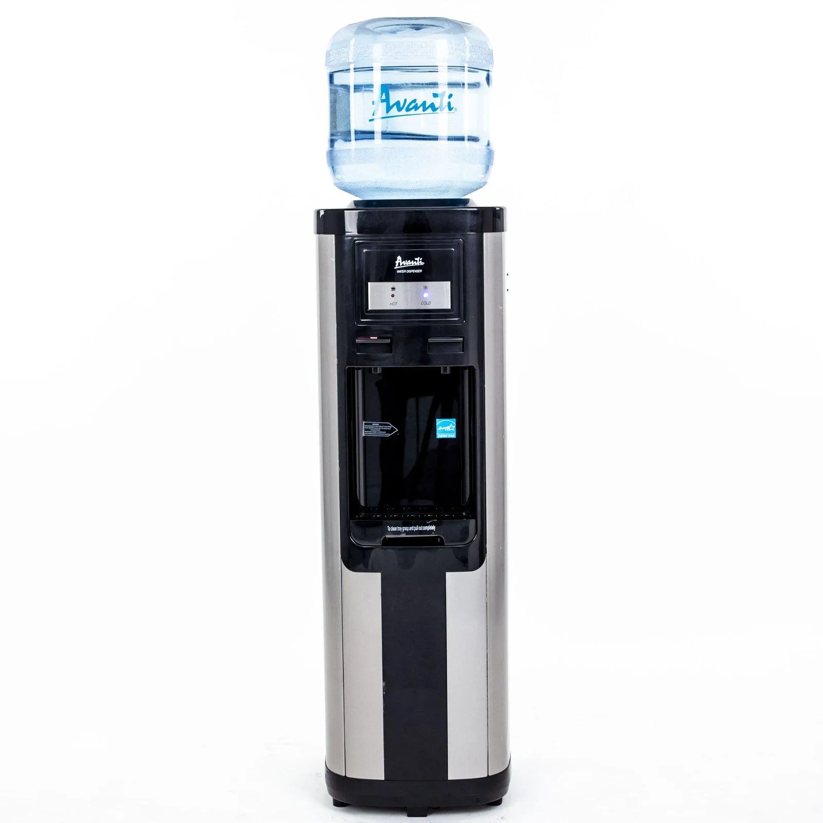 WDC760I3S Avanti Hot and Cold Water Dispenser - Stainless Steel / 3 Gallons or 5 Gallons