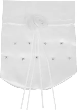 Wedding Purse Satin Bridal Handbag Pear Decor Drawstring Bag for Wedding Party Candy Bags
