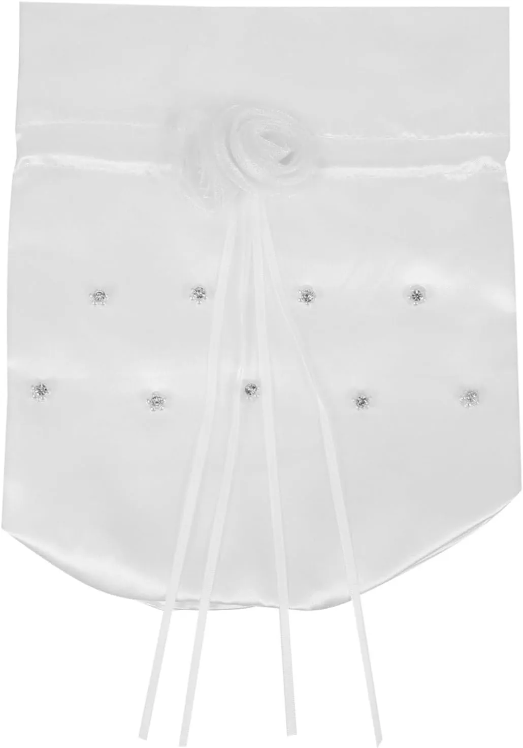 Wedding Purse Satin Bridal Handbag Pear Decor Drawstring Bag for Wedding Party Candy Bags