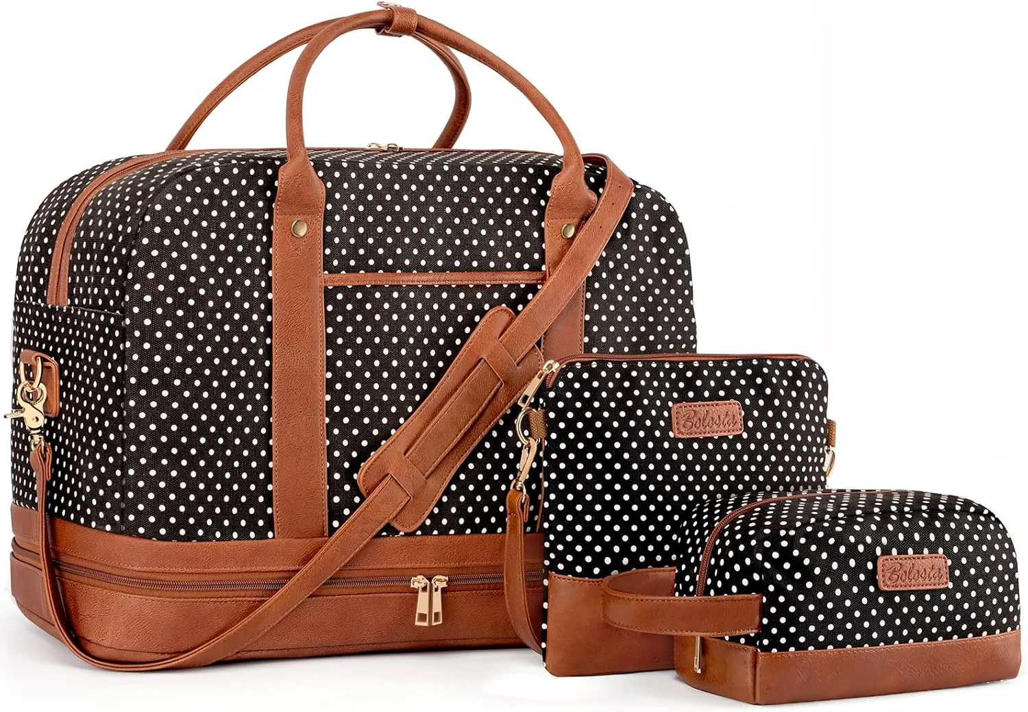 Weekender Bag for Women Canvas Overnight Bag Large Travel Tote Bag Carry on Shoulder Duffle Bag With Shoe Compartment,Perfect for Travel/Daily Use/Birthday Gift 