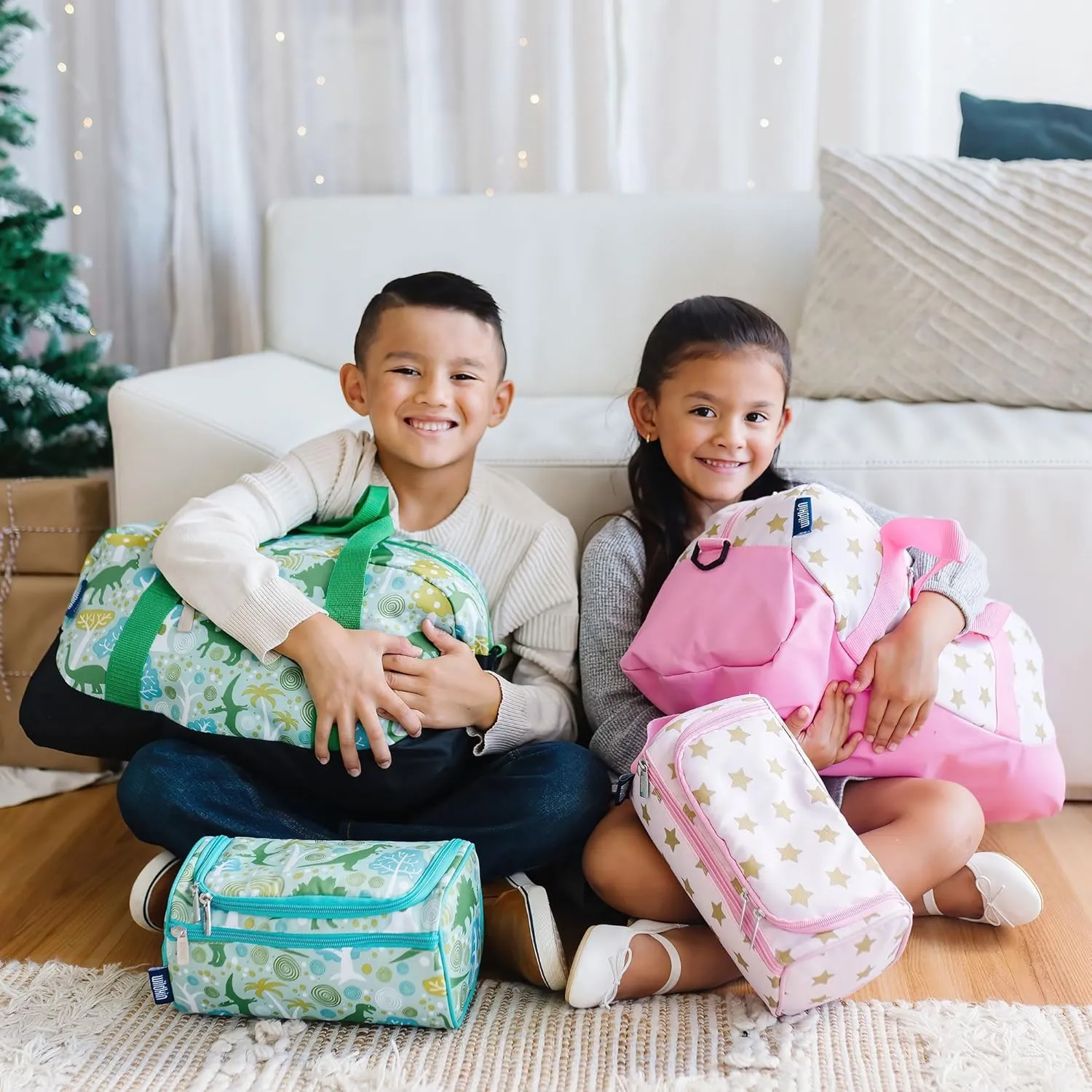 Wildkin Kids Overnighter Duffel Bag  Carry-On Size, Ideal for School & Sleepovers  Aztec
