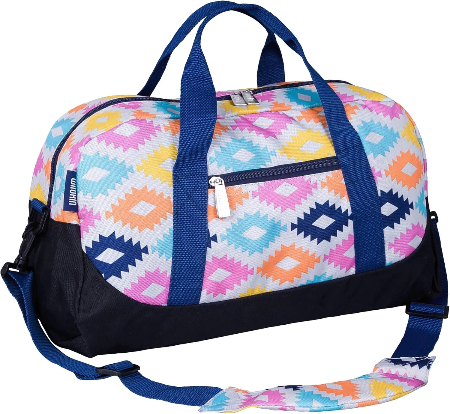 Wildkin Kids Overnighter Duffel Bag  Carry-On Size, Ideal for School & Sleepovers  Aztec