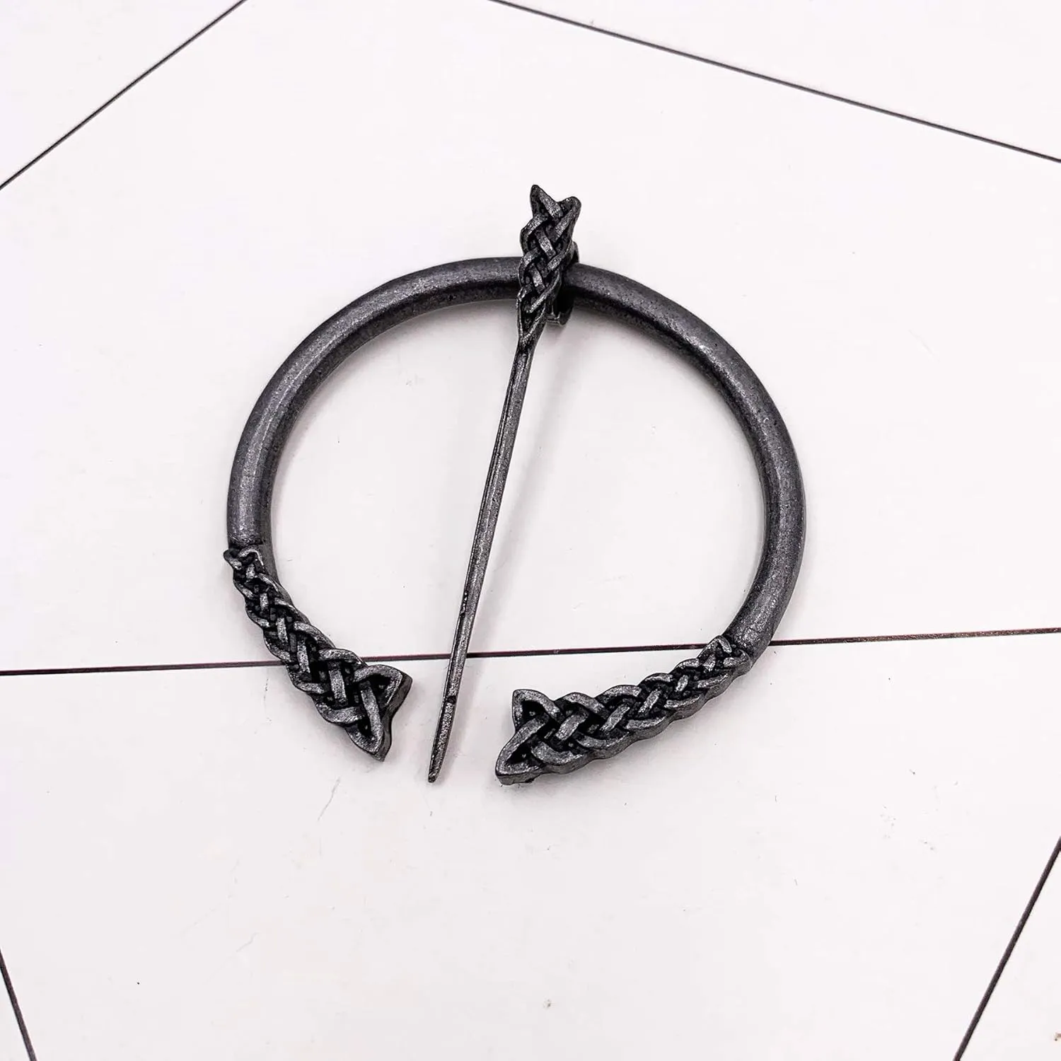 XGALA Viking Brooch Pin Clasp Clothes Cloak Pin Celtic Shawl Scarf Brooch Jewelry for Women Girls
