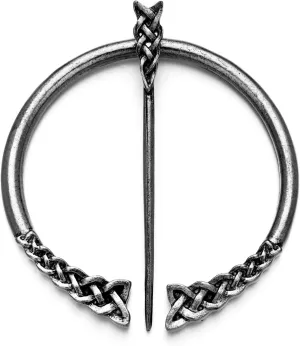 XGALA Viking Brooch Pin Clasp Clothes Cloak Pin Celtic Shawl Scarf Brooch Jewelry for Women Girls