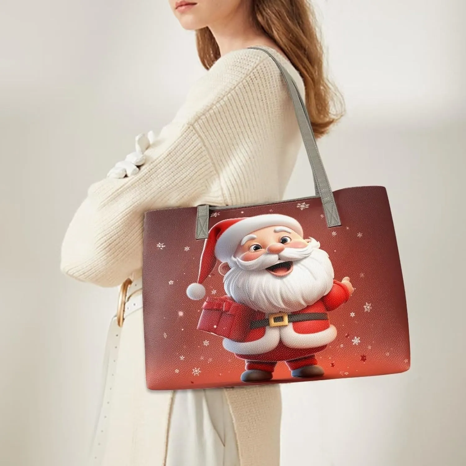 Xpyiqun Large Tote Bag for Women Leather Handbag Shoulder Purse Top-handle Bags