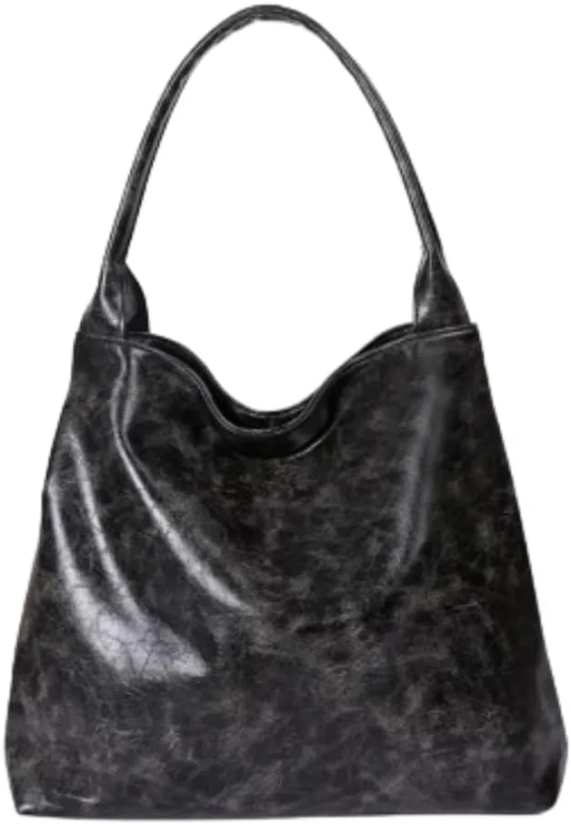 Y2k Grunge Large Shoulder Bags Hobo Bag It Aesthetic Leather Shoulder Bag Granola Aesthetic Purse
