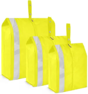 Yellow 3 Set Travel Packing Cubes For Suitcases Collapsible Compression Travel Bags Bags For Travel Storage Cabinet For Small Spaces