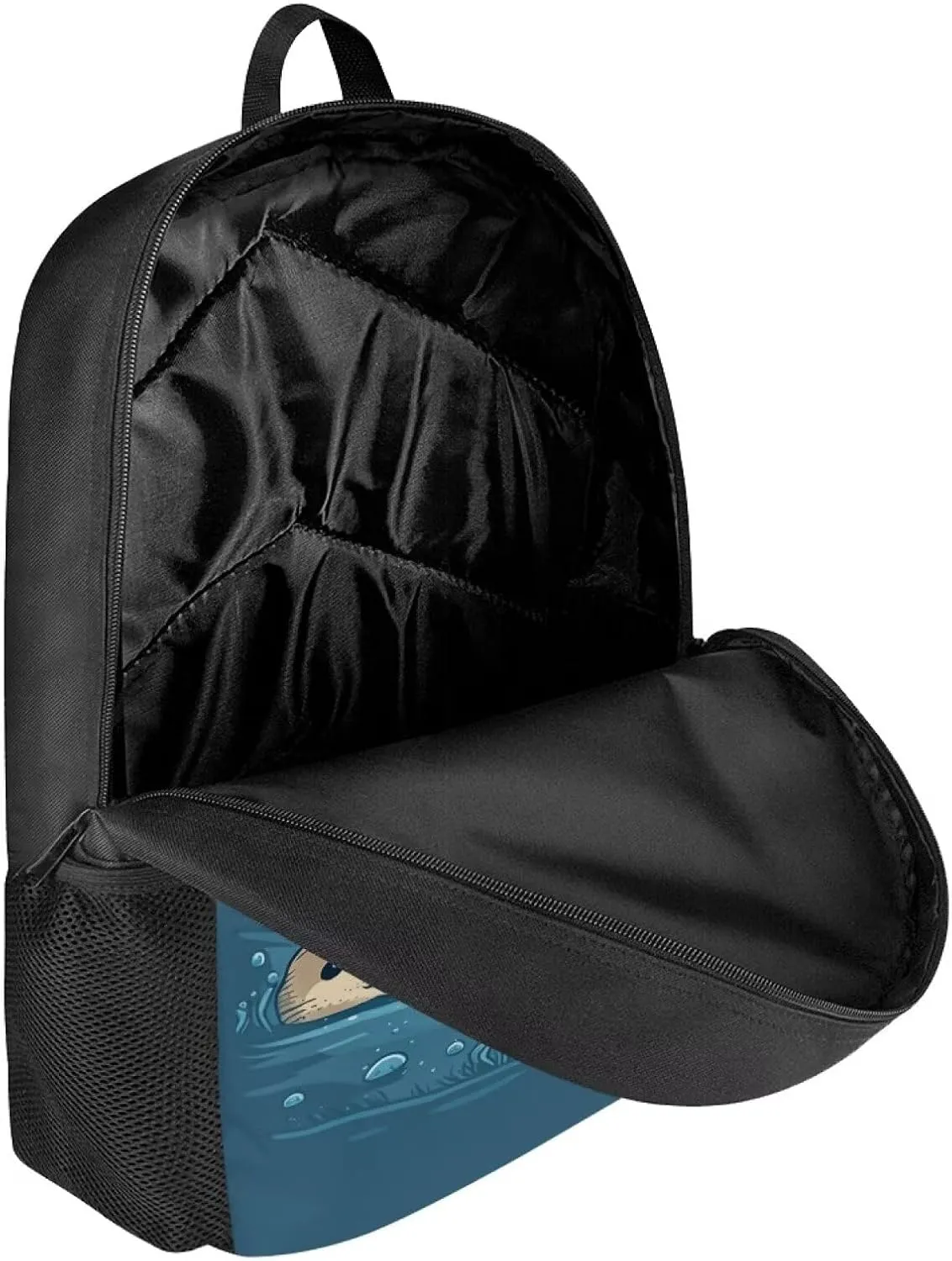 Ystardream Kawaii Sea Otter Backpack for School Girls School Bags for Girls 7-10 Teens Book Bags for Teenage Girls for School Large Capacity Water-resistant Bookbags