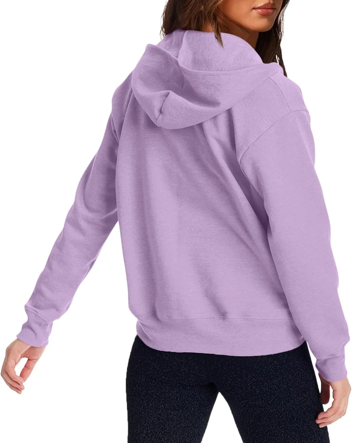Zip Up Hoodie Women Y2k Long Sleeve Drawstring Hooded Overiszed Sweatshirt Casual Comfy Soft Fall Jackets 2024