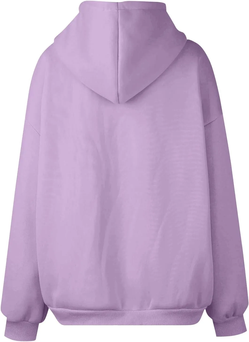 Zip Up Hoodie Women Y2k Long Sleeve Drawstring Hooded Overiszed Sweatshirt Casual Comfy Soft Fall Jackets 2024